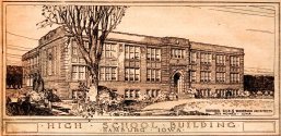 Hamburg High School - Hamburg, Iowa - High School Building - Architectural Drawing - Dougher, Rich & Woodburn Architects