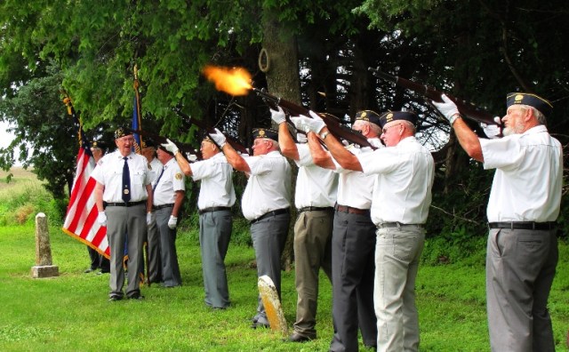 Three-Volley Salute - Veterans Day - Vietnam - Germany - Korea - VFW - DAV