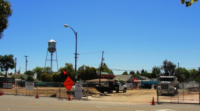 Site Prep - Demolition - Urban Renewal - McDonalds - Tracy, California - Water Tower