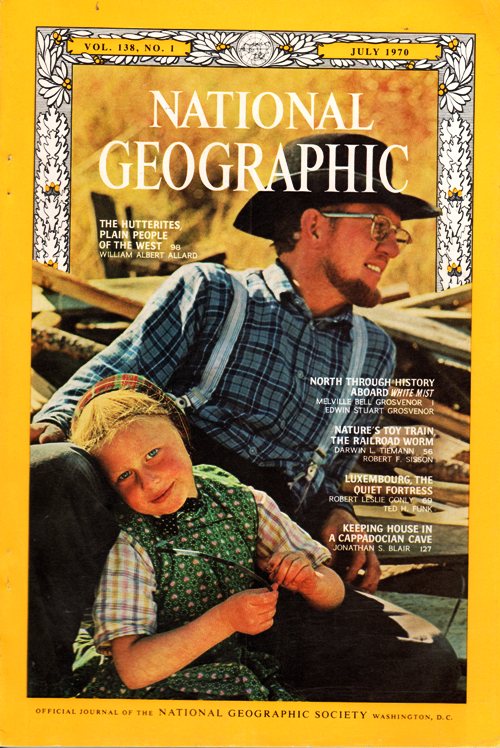 National Geographic - July 1970 - Turkey - Ancient Crossroads - Cappadocia - Turkey - Cave Dwellings