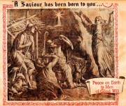 Peace on Earth - 1957 - Scrapbook - A Saviour has been born to you - Good Will to Men