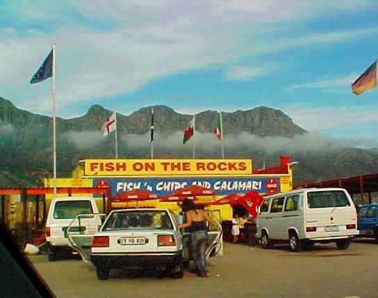 Fish on the Rocks - Hout Bay, South Africa - Table Mountain - Fish and Chips