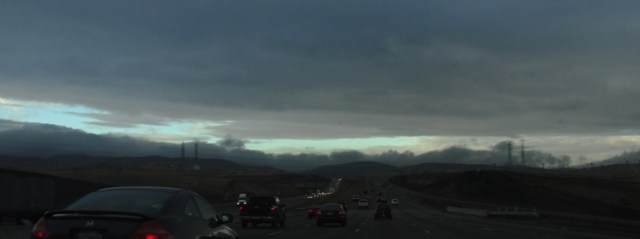 California Winter - Rainy Season - Altamont Pass - Rain Clouds