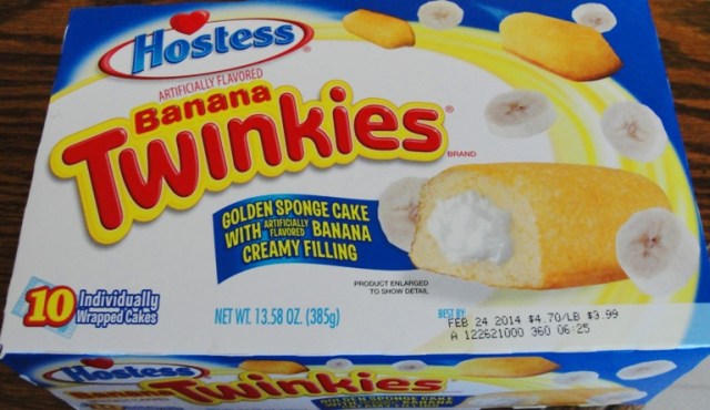 Banana Twinkies - Hostess Snack Cakes - Original Twinkies Flavor - Wal-Mart Twinkies