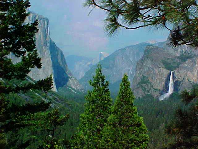 Yosemite Valley - Early Digital Pictures - Sony Floppy Disk Camera - Waterfall
