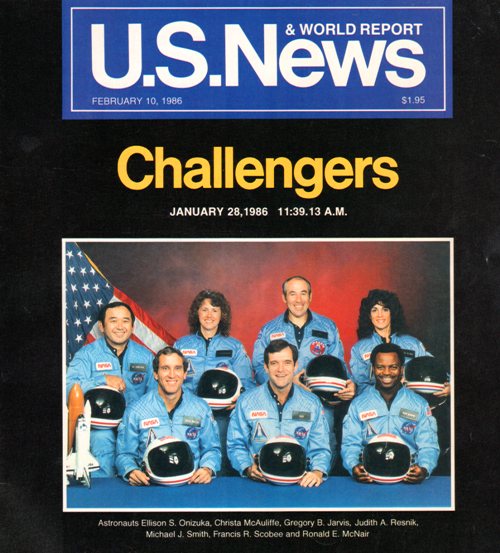 U. S. News and World Report - Challenger Tragedy - Memories