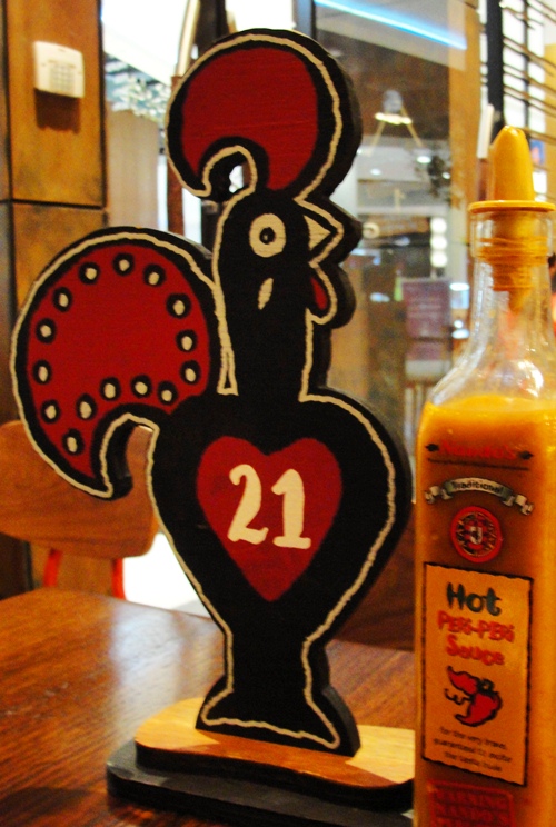 Nando's - Table Marker - Cockrel - Peri Peri Sauce