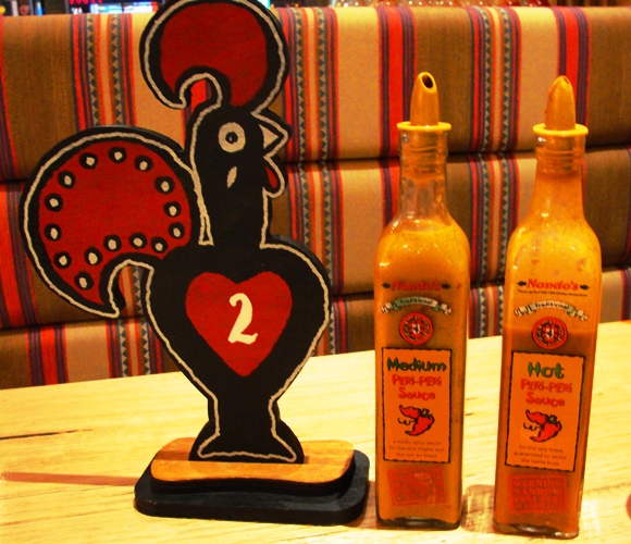 Nando's Table Setting - Nando's Australia - Macquarie Centre - Nando's Peri Peri Sauce
