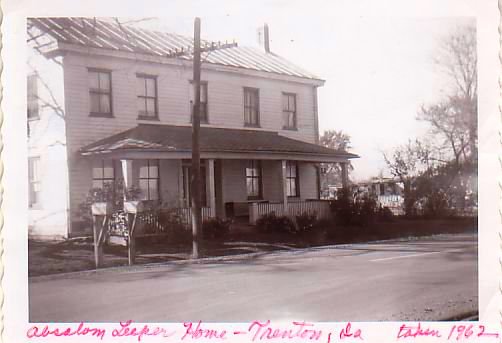 Trenton, Iowa - Absalom Leeper House - Old House - Early Settler