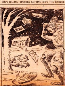 Spring in Iowa - Frank Andrea Miller - Editorial Cartoon - Iowa Spring - Des Moines Register