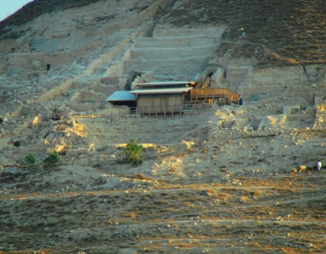 Herodium, Bethlehem, Mausoleum, Herod's Tomb?, BAR