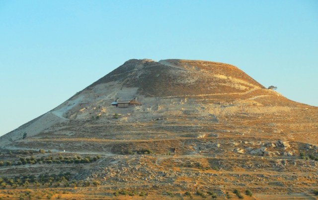 Herodium, Bethlehem, Mausoleum, Herod's Tomb?, BAR