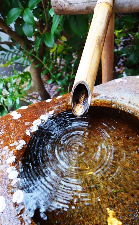 Water Drop Ripples - Japanese Bamboo Water Fountain - Drip Fountain - Water Drop - Ripples