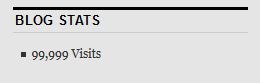 99999 views, blog stats, blog milestones, 100K views, blogging, 