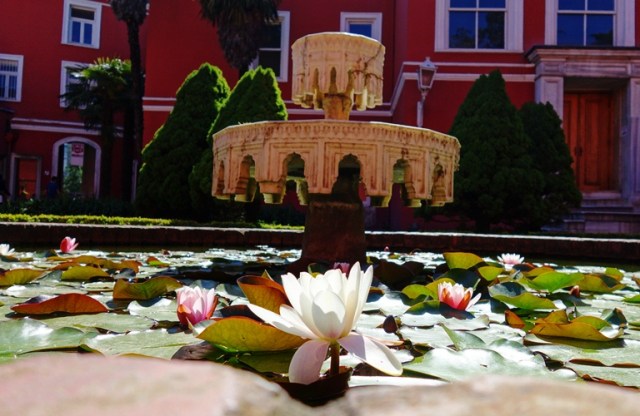 Water Lily - Fountain - Dolmabahce Palace - Domabahce Sarayi