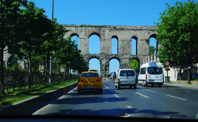 Istanbul, Turkey - Airport Route - Aqueduct - Roman Aqueduct - Roman Ruins