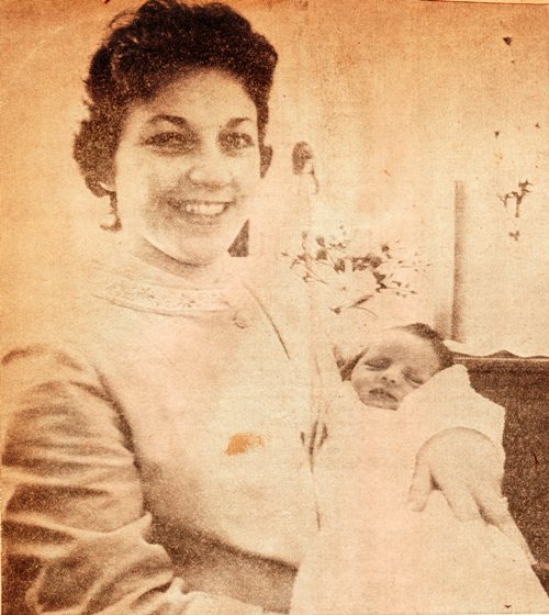 First Baby of the Year, Bryant Family, New Year Baby, Hamburg, Iowa