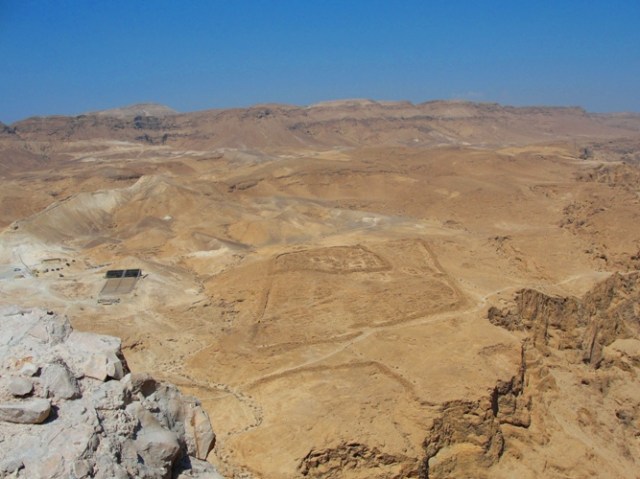 Masada, Israel, Roman Camp, Siege of Masada, BAR, Biblical Archaeology Review