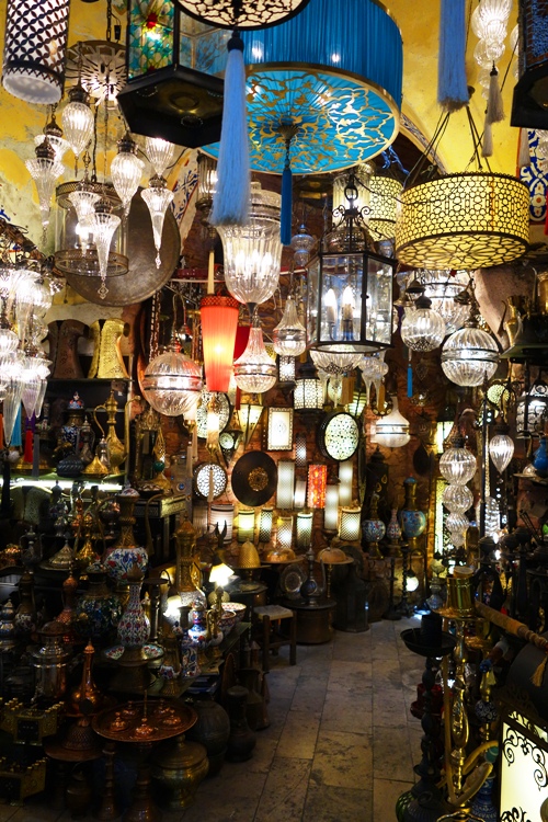 Lamp Shop, Grand Bazaar, Istanbul, Turkey, Lamps, Lamp Shades