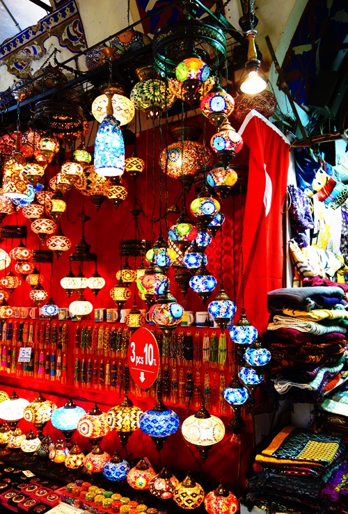 Colorful Lamps, Grand Bazaar, Turkey, Istanbul, Turkish Lights