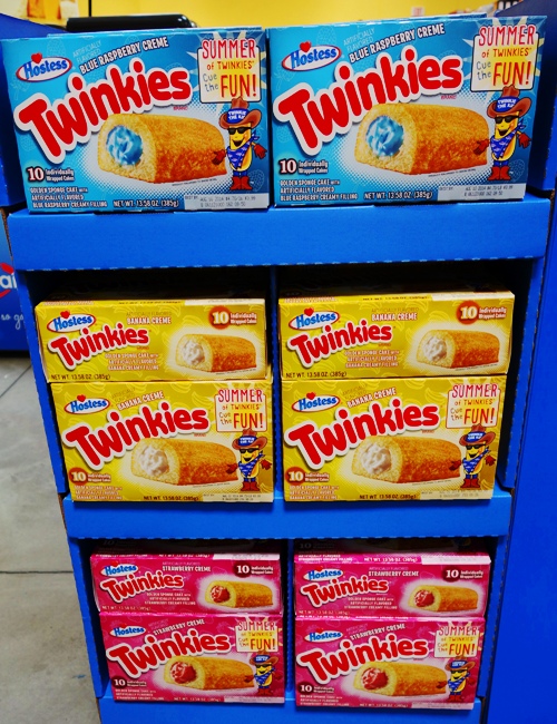 Twinkies, Banana Twinkies, Strawberry Twinkies, Blue Raspberry Twinkies