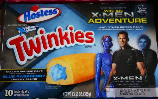 X-Men Twinkies, Blue Raspberry Twinkies, Twinkies Flavors, Twinkies Promotion