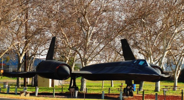 SR-71 Blackbird, Lockheed, Castle Air Force Base, Atwater California, Fastest Jet