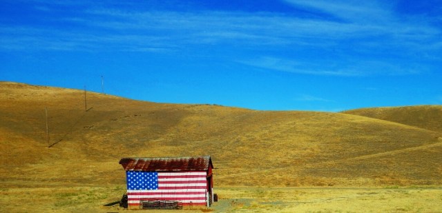 Flag Barn, Vasco Road, Livermore California, Detour, Traffic, Golden hills