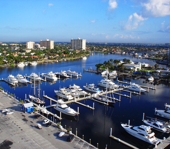 Florida Coast, Harbor, Sail Boats, Blue Water, Miami