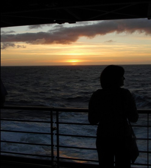 South Atlantic Sunset, Argentina Sunset, Cruise, Antarctic Cruise