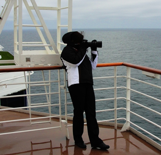 Bundled up Photographer, Penguin Photographer, Cold Cruise, Cruise to Antarctica