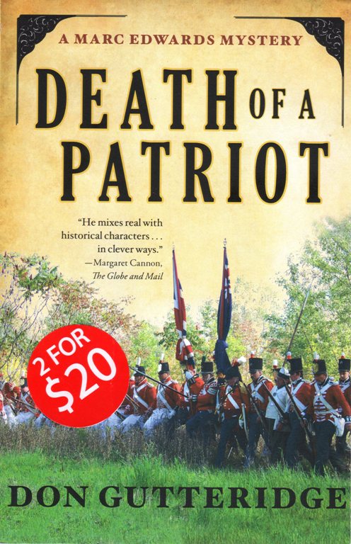 Death of a Patriot, Don Gutteridge, Marc Edwards Mystery, Canada, Mystery