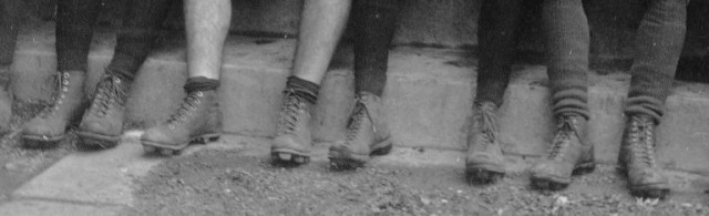 Old Football Cleats, 1930 Football Cleats, Old Football Picture, Tarkio Missouri, High School Football