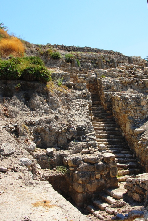 Tel Megiddo, Armageddon, Israel, Steps to Gate