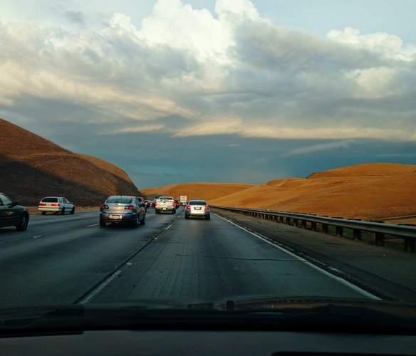 Ominous Weather, Altamont Pass, Thunderstorm, Dark Weather, Rain