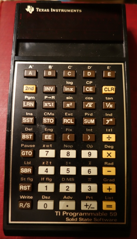 Texas Instruments Calculator - TI-59 - Programable Calculator