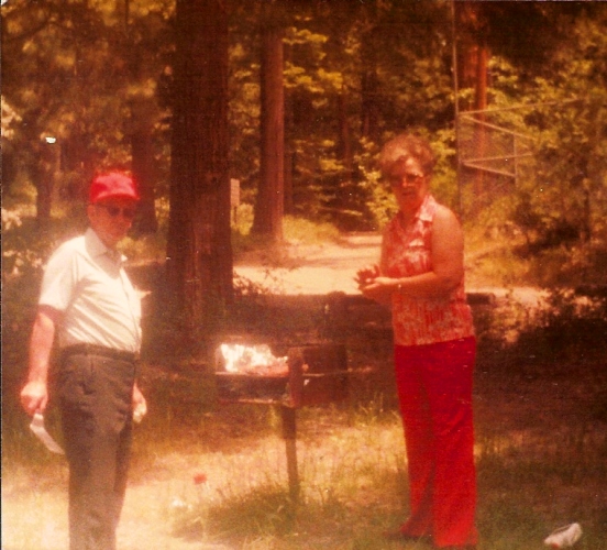 Shasta City Park, Family Picnic, Grandparents, BBQ