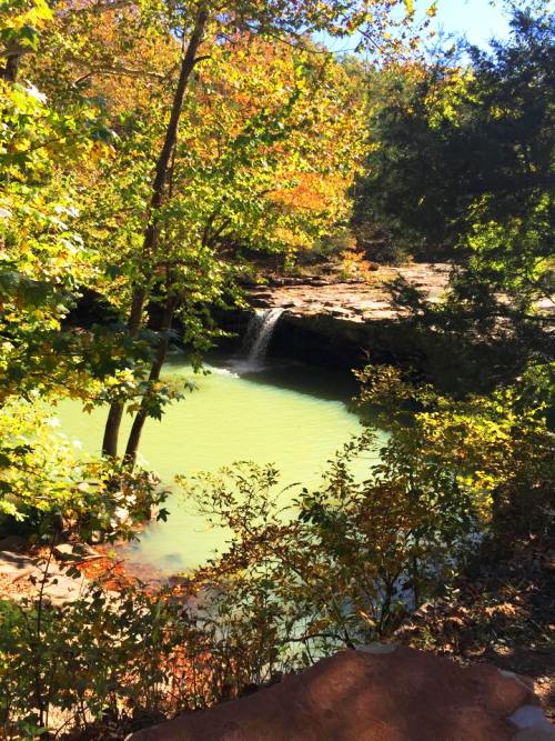 Falling Beauty Waterfall, Richland Creek Wilderness Area, Arkansas, Scenic Waterfall