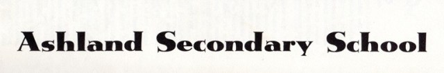Ashland Kansas, High School, Junior High School, 1963 Dedication