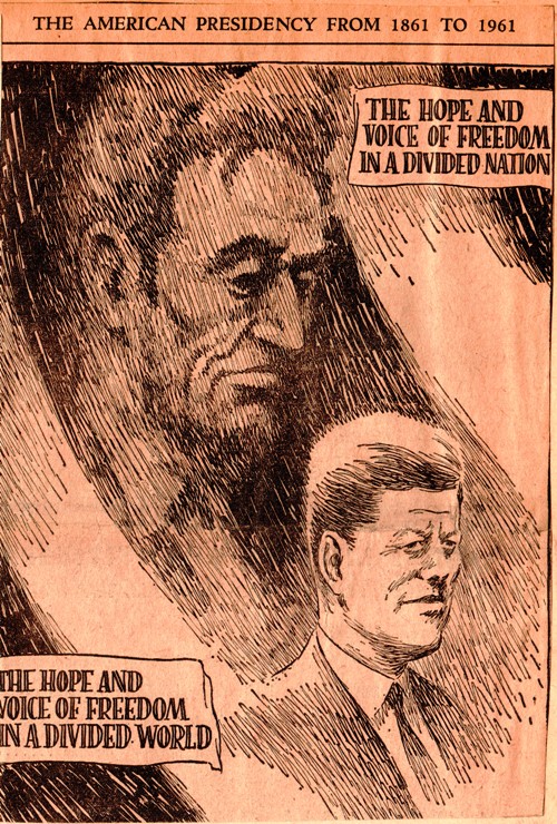 John F. Kennedy, Abraham Lincoln, Frank Andrea Miller, Assassination, Presidents