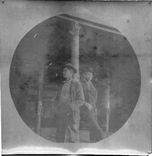 Solio Photo Paper, Eastman Kodak, Men with corncob pipes, 1890's photography, Old-time Photography