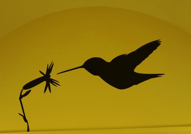 Rufus Hummingbird, Birds in Transit, Civic Art, Tracy Transit Station