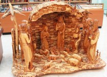 Olive Wood Nativity Scene, Bethlehem, Olive Wood Carving, Kado Store, Nativity