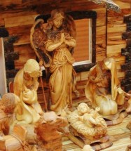 Olive Wood Nativity Scene, Kado Store, Bethlehem