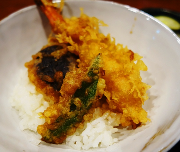 Tempura Shrimp, Tempura Eggplant, Tempura, Rice