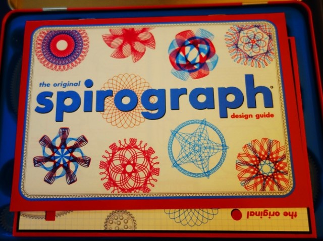 Spirograph Instruction Book, Spirograph, Kahootz Toys, Art Toy