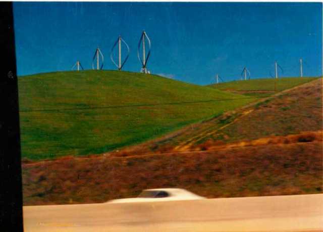 Altamont Pass, Bay Area, California, Windmills, Old Pictures