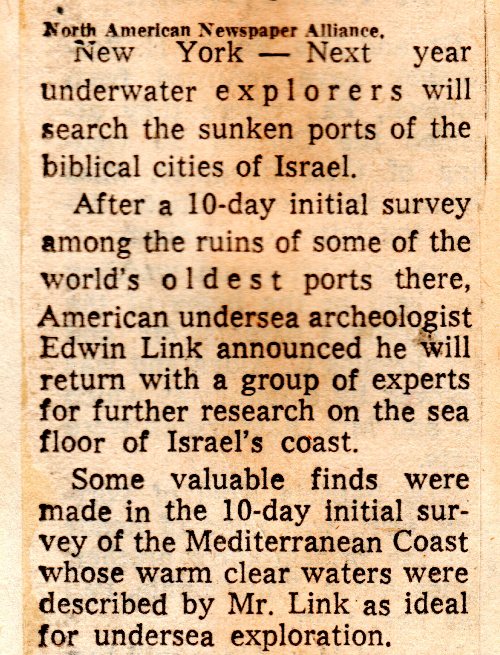 Sunken Cities, Archaeology, Biblical Studies, Caesarea Maritima