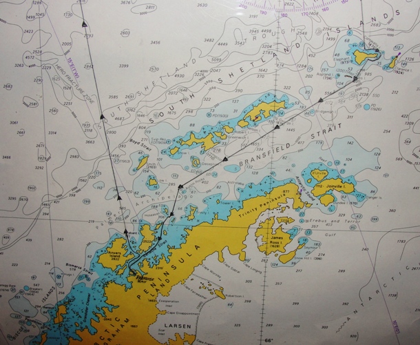 Antarctic Cruise, Celebrity Cruise, Infinity, Antarctic Peninsula, Map