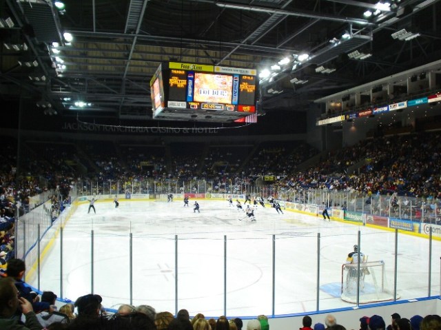 Stockton Thunder, First Season, Stockton Arena, Full Crowd, ECHL